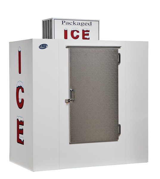 Leer single door ice merchandiser
